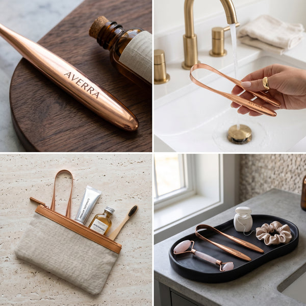 Averra Pure Copper Tongue Scraper